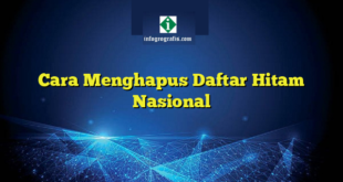 Cara Menghapus Daftar Hitam Nasional