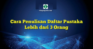 Cara Penulisan Daftar Pustaka Lebih dari 3 Orang