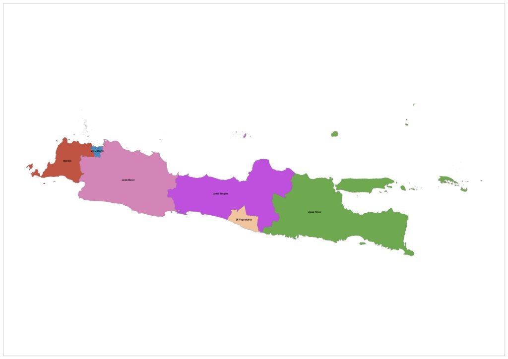 Peta Pulau Jawa
