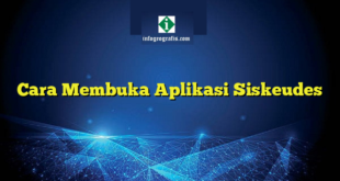 Cara Membuka Aplikasi Siskeudes