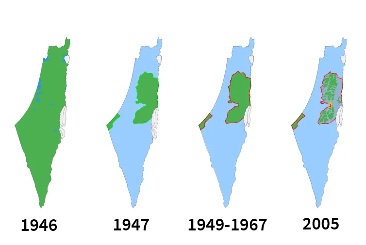 Peta Palestina Dan Israel