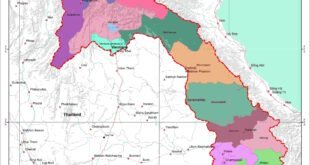 Peta Negara Laos Lengkap Dengan Provinsi